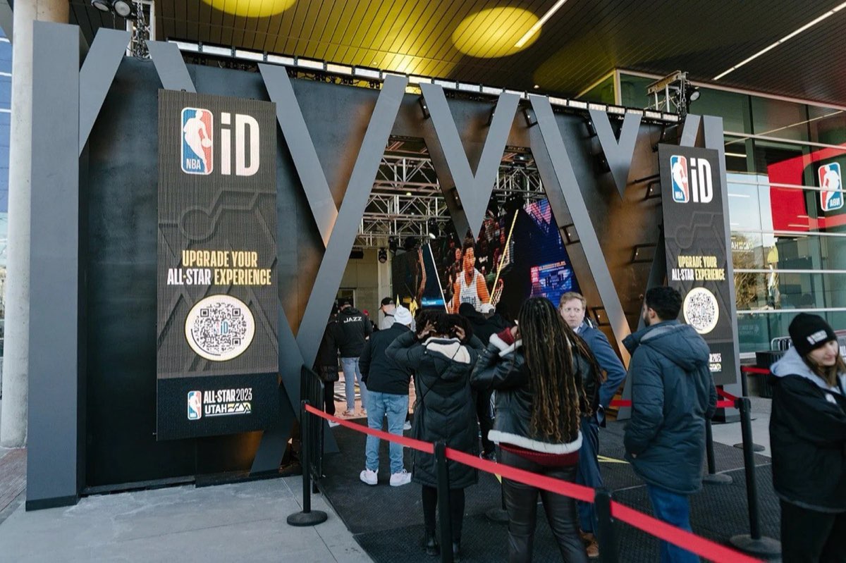 NBA ID activation with QR codes