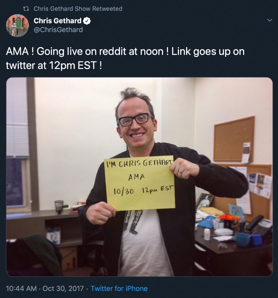 Promotion for the live event